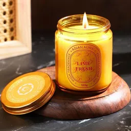 Asian Aura Lime Fresh Scented Jar Candle-33
