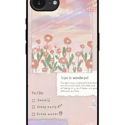 QRIOH Floral Printed Apple iPhone 16e Back Case Mobile Accessories-picture-18