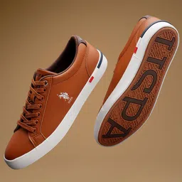 U.S. Polo Assn. Men Solid Regular Sneakers-42