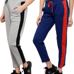 Pack of 2 Women track pants,ladies track pants,women lower,cotton pyjama Women Pyjama-image-52
