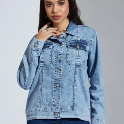 Miss Chase Women Woven Jacket-30