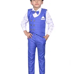 VALUE CREATION Checked 3-Piece Double-Breasted Suits-70