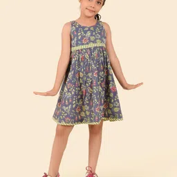 Fabindia Floral Print A-Line Dress-picture-44