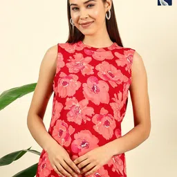 THE FAB FACTORY Women Pack Of 2 Floral Printed Sleeveless Top-picture-25