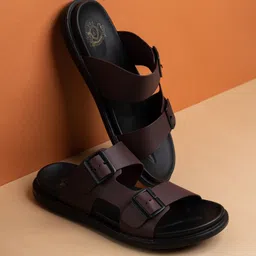 ATESBER by Inc.5 Men Leather Comfort Sandals-image-73