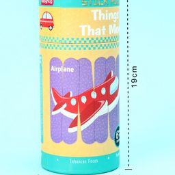 Babyhug Things That Move 6 Stick Puzzle Set - 18 Sticks image 3
