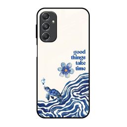 QRIOH Floral Printed Samsung Galaxy M34 5G Silicone Back Case-image-97