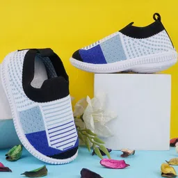 LMG Lifestyle Kids-Unisex Black Mesh Casual Shoes-2
