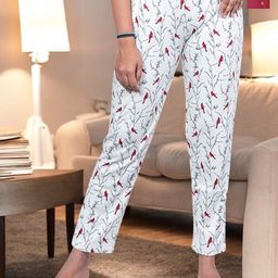 Kryptic Pack Of 2 Printed Pure Cotton Straight-Leg Lounge Pants-image-140