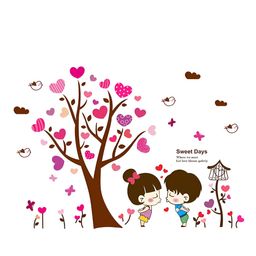 LANSTICK Pink & Brown Printed Wall Stcikers-image-23