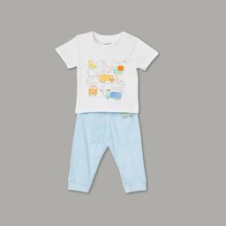Juniors by Lifestyle Boys Printed T-shirt with Pyjamas-picture-46