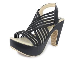 MONAQI Women Striped Comfort Sandals-image-28