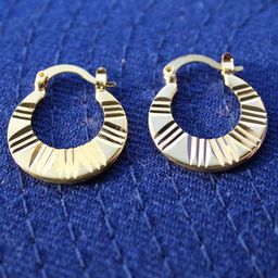 KRENOZ Circular Drop Earrings-image-33