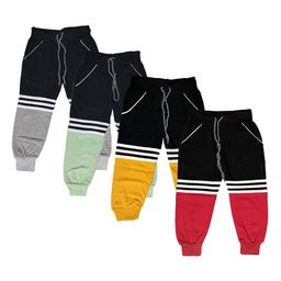 AMNOUR Infants Pack Of 4 Cotton Joggers-picture-53