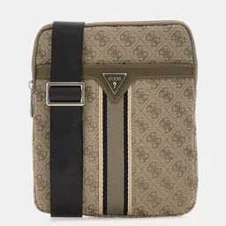 GUESS Men Milano Compact Brand Logo Printed Crossbody Sling Bag-image-35