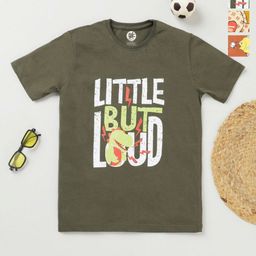 YK Boys Typography 3 Printed Applique T-shirt-45