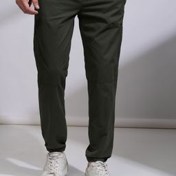 HIGHLANDER Men Slim Fit Joggers Trousers-image-5