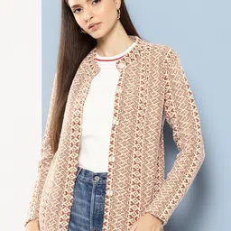BAESD Women Cable Knit Woollen Cardigan-picture-22
