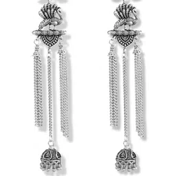 CHARMS Contemporary Jhumkas Earrings-image-85