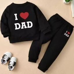 CUTEVIBE Boys Black Printed T-shirt with Pyjamas-image-81