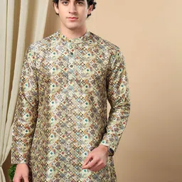 TATTVA Men Printed Kurta-image-11