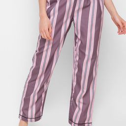 ETC Striped Straight-Leg Mid-Rise Lounge Pants-image-86