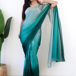 DIVASTRI Ombre Silk Blend Saree image 5