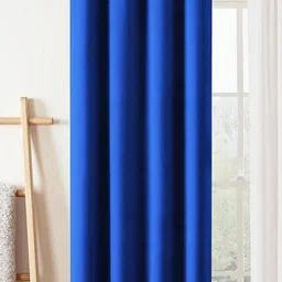 Lunar days Blue 7 Feet Window Curtain-10