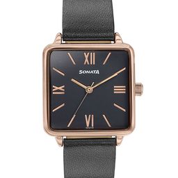 Sonata Women Dial & Stainless Steel Straps Analogue Watch 87068WL01-12