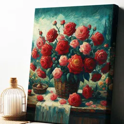 Sassyco Red Single Piece Canvas Wall Paintings-picture-8