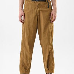 Snitch Men Tan Mid-Rise Relaxed Fit Cargo Pants-image-99