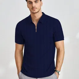 KAJARU Men Polo Collar 3D Chassis T-shirt-image-91