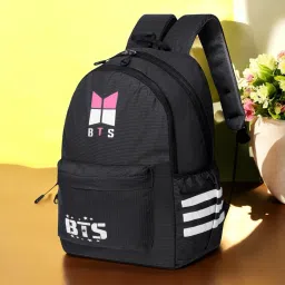 Small 20 L Laptop Backpack Lightweight Design Blended Fabric BTS Trend Bag-image-28