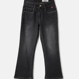 Blue Giraffe Boys Bootcut Light Fade Stretchable Jeans-image-25