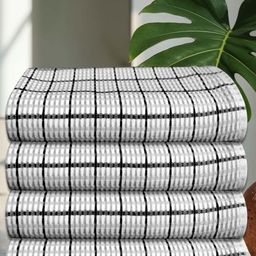 Athom Living Grey & Black 4 Striped Cotton 210 GSM Bath Towel-picture-24