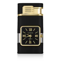 Premium Refillable Jet Flame Butane Lighter with Built-in Watch Windproof Butane Torch for Men | Premium Gift Edition Pocket Lighter-image-61