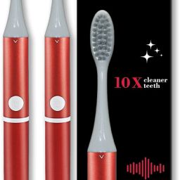 PUREXA Sonic Sleek battery brush, soft bristles, Aluminum Body & sleek design Pack of 2 Electric Toothbrush-image-61