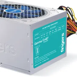 FINGERS Gamma-12-407 Long Cable 250 Watts Computer PSU with 3 SATA Cables-6