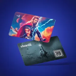 vkardz Thor - Superhero Business Card | NFC-enabled | QR Support | PVC base Business Card-93
