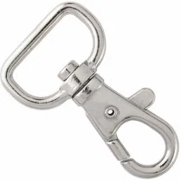 Metal Swivel D Ring Lobster Claw Clasps Keychain 20pcs Locking Carabiner-image-46