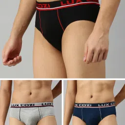 Pack of 3 Solid Men Brief-20