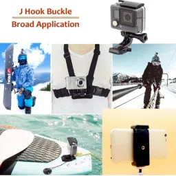 TECHGEAR J-Hook Vertical Mount Action Camera Clip Adapter for Helmet Mount Flash Shoe Adapter image 3
