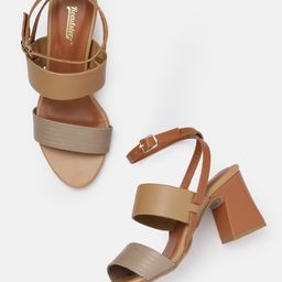 The Roadster Lifestyle Co. Textured Detailing Block Heels-picture-38