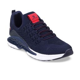 Metro Men Blue Woven Design Sneakers-picture-23