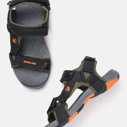 Woodland Men Brand Logo Print Detail Lightweight Sports Sandals-image-30