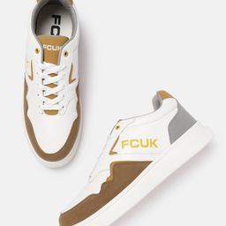 FCUK Men Brand-Logo Printed Everyday Sneakers-image-16