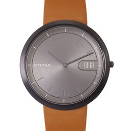Titan Men Ultra Slim Dial & Leather Straps Analogue Watch 1779NL01-image-77