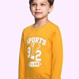 Miss & Chief Boys Yellow Printed Pure Cotton Sweatshirt-image-48