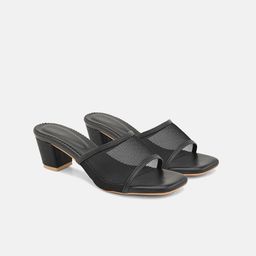ALL TABS OPEN PU Block Sandals image 5