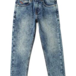 Tales & Stories Boys Blue Slim Fit Washed Jeans-picture-40